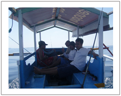 Fun fishing tour Lombok island