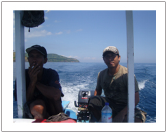 Fun fishing tour Lombok island