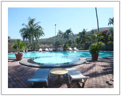 Bukit Senggigi hotel Lombok island, pool view