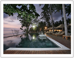 New Pool Qunci Villas Boutique hotel Lombok island Indonesia